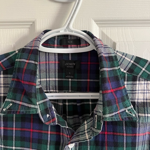 Jcrew slim plaid oxford shirt - Picture 3 of 3